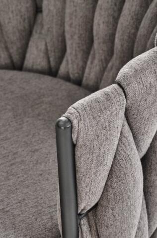 Стул барный HALMAR H125 серый/черный