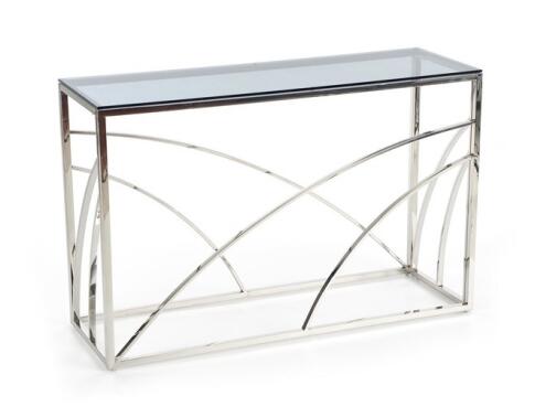 Консоль HALMAR KN5 дымчатый/серебристый