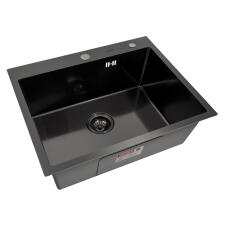 Мойка ARFEKA ECO AR 600*500 BLACK PVD NANO DECOR
