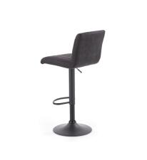 Стул барный HALMAR H89 темно-серый/черный