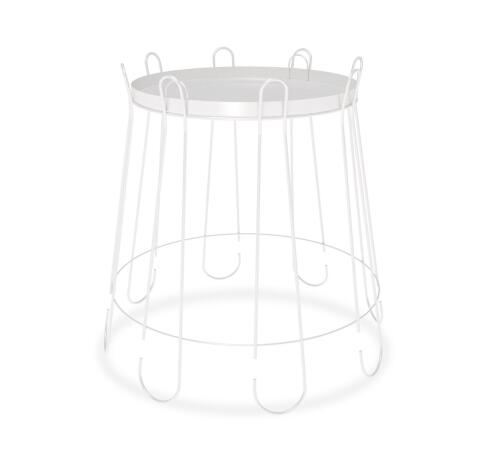 Стол журнальный Sheffilton SHT-CT6 артикул СЖ-83 белый муар