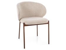 Стул SIGNAL KIOTO D t.255 светло-бежевый/орех