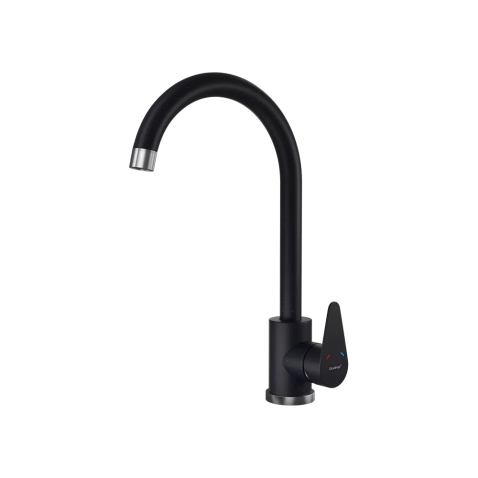 Смеситель для кухни GRANFEST QUARZ Z-5412 черный