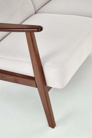 Диван HALMAR MILANO 2S tap. Castel 74 синий/орех