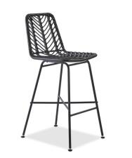 Стул барный HALMAR H97 черный/черный