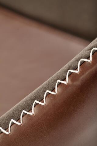 Стул HALMAR K304 темно-серый/коричневый/золотой