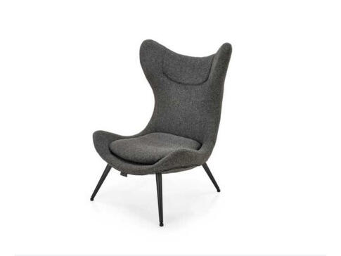 Кресло HALMAR ATLANTIS антрацит/черный