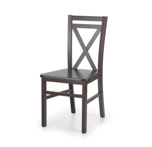 Стул HALMAR DARIUSZ 2 темный орех/темный орех