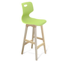 Стул барный Sheffilton SHT-ST58/S65 a5-7 мятный/прозрачный лак