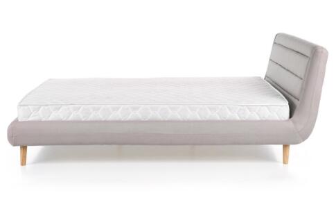 Кровать HALMAR ELANDA светло-серый/натуральный, 160/200