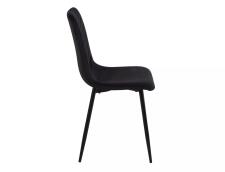 Стул SIGNAL DAREN Velvet Bluvel 19 черный/черный