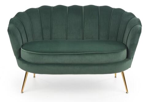 Софа HALMAR AMORINITO XL темно-зеленый/золотой