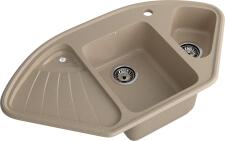 Кухонная мойка GRANFEST CORNER C-1040E песочный