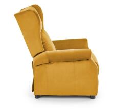 Кресло HALMAR AGUSTIN 2 раскладное, горчичный