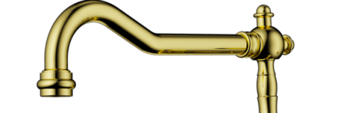 Смеситель для кухни Omoikiri Tokigawa-G золото