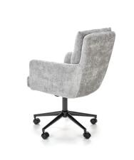 Кресло компьютерное HALMAR FLORES светло-серый/черный