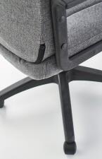 Кресло компьютерное HALMAR RINO серый/черный