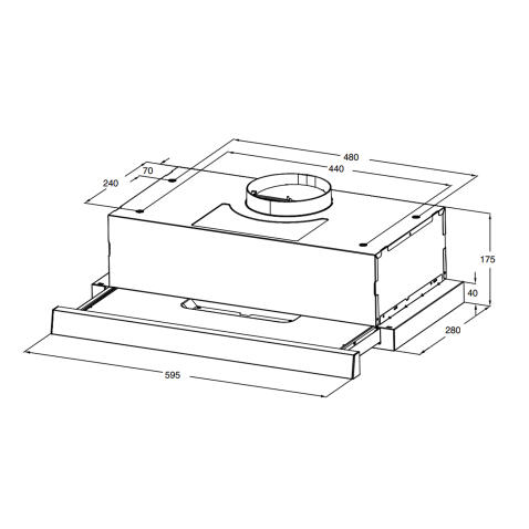 Вытяжка WEISSGAUFF TEL 06 1M WM