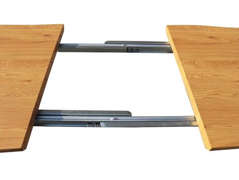 Стол обеденный SIGNAL FRESNO дуб/черный 120-180/80