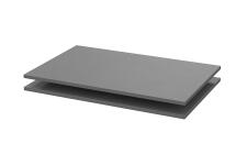 Полки NN Мебель для ШК 5 Графит серый (2 шт. в комплекте)