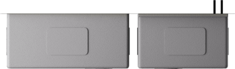 Кухонная мойка из нержавейки Omoikiri Akisame 86-2-GB Side графит