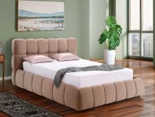 Кровать SIGNAL PARMA Velvet Bluvel 40 темно-бежевый 140/200
