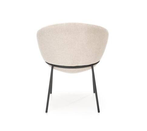 Стул HALMAR K482 бежевый/черный