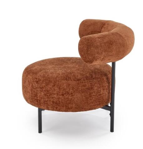 Кресло HALMAR HAZARD корица/черный