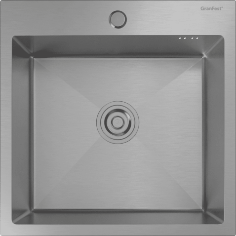 Кухонная мойка из нержавеющей стали GRANFEST METAL 5050 нержавеющая сталь