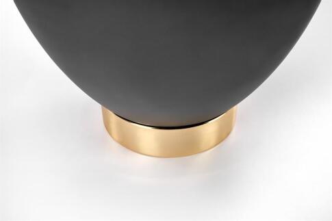 Стол журнальный HALMAR CECILIA белый мрамор/серый/золотой