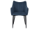Стул SIGNAL MONTE Sztruks Fjord 86 темно-синий/черный мат