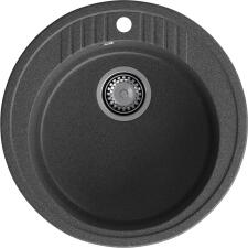 Кухонная мойка GRANFEST RONDO R-520 графит