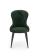 Стул HALMAR K366 темно-зеленый/черный