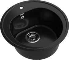 Кухонная мойка GRANFEST RONDO R-510 черный Кухонная мойка GRANFEST RONDO R-510 черный
