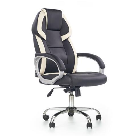 Кресло компьютерное HALMAR BARTON черный/белый