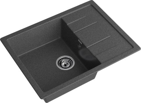 Кухонная мойка GRANFEST QUADRO Q-650L графит