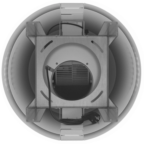 Вытяжка кухонная MEFERI TUBE40WH ISLA POWER_U