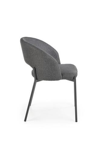 Стул HALMAR K373 серый/черный