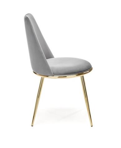 Стул HALMAR K460 серый/золотой
