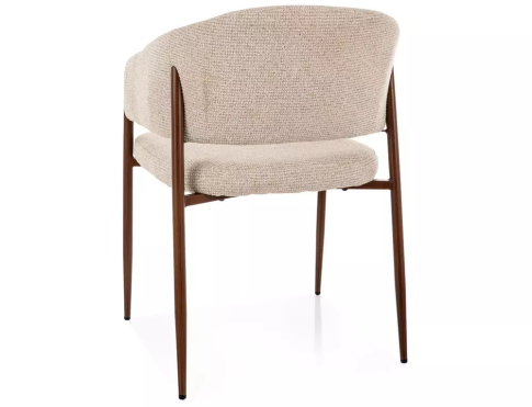 Стул SIGNAL AKITA D t.255 светло-бежевый/орех