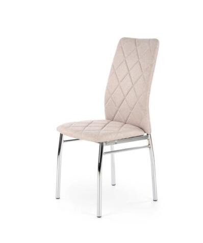 Стул HALMAR K309 светло-бежевый/хром