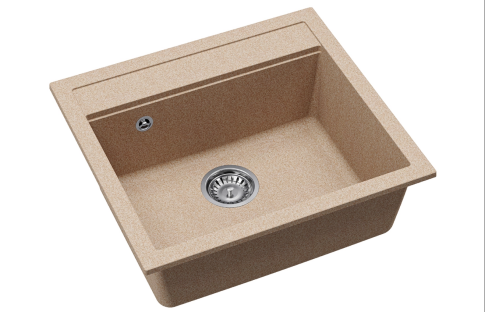 Мойка кухонная AQUASANITA Rock SQR 101 110 AW beige