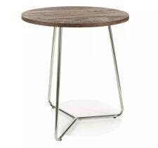 Стол журнальный SIGNAL ALTA B орех/хром 45 Стол журнальный SIGNAL ALTA B орех/хром 45