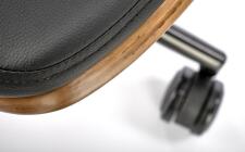 Кресло компьютерное HALMAR WEBER ореховый/черный