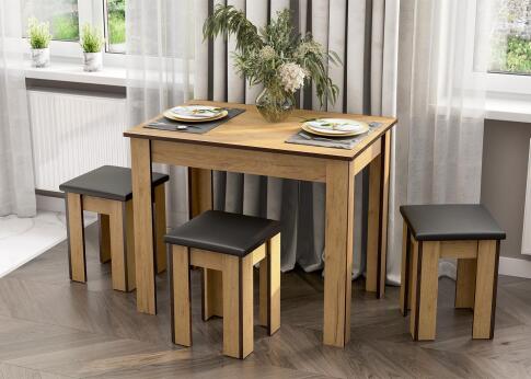 Стол обеденный NN Мебель СО 1 Дуб золотой