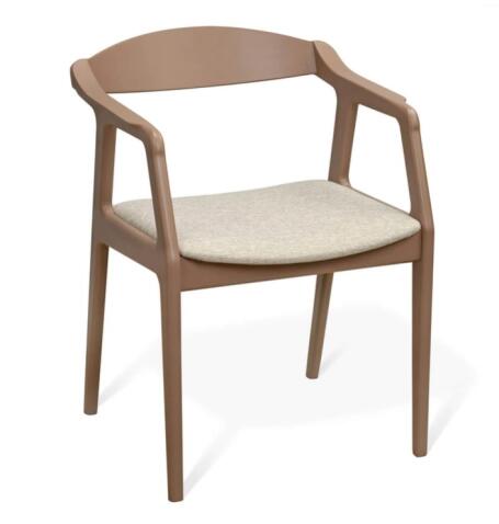 Стул Sheffilton SHT-S202 светлый беж/коричневый