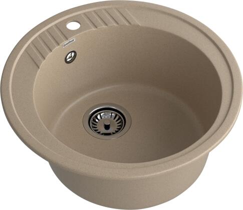 Кухонная мойка GRANFEST RONDO R-520 песочный