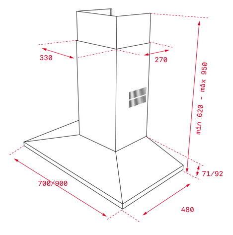 Вытяжка TEKA DSS 985