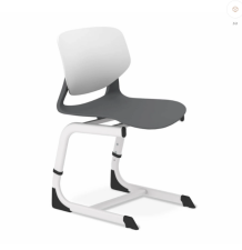 Стул Sheffilton SHT-S-TN26/5-7 белый/серый/белый