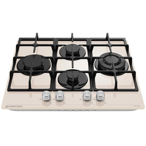Варочная панель газовая MEFERI MGH604BG GLASS ULTRA